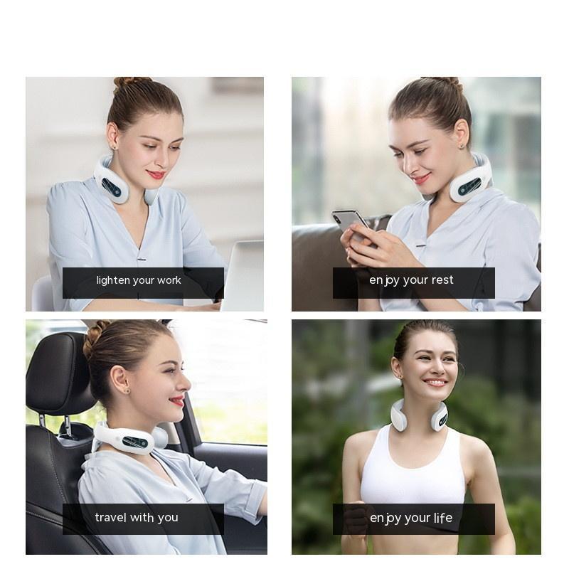 Electric Heating Neck Massager - Healthivo Shop